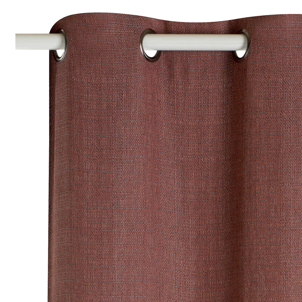 Rideau DAVILIEN coloris cognac 140 x 260 cm