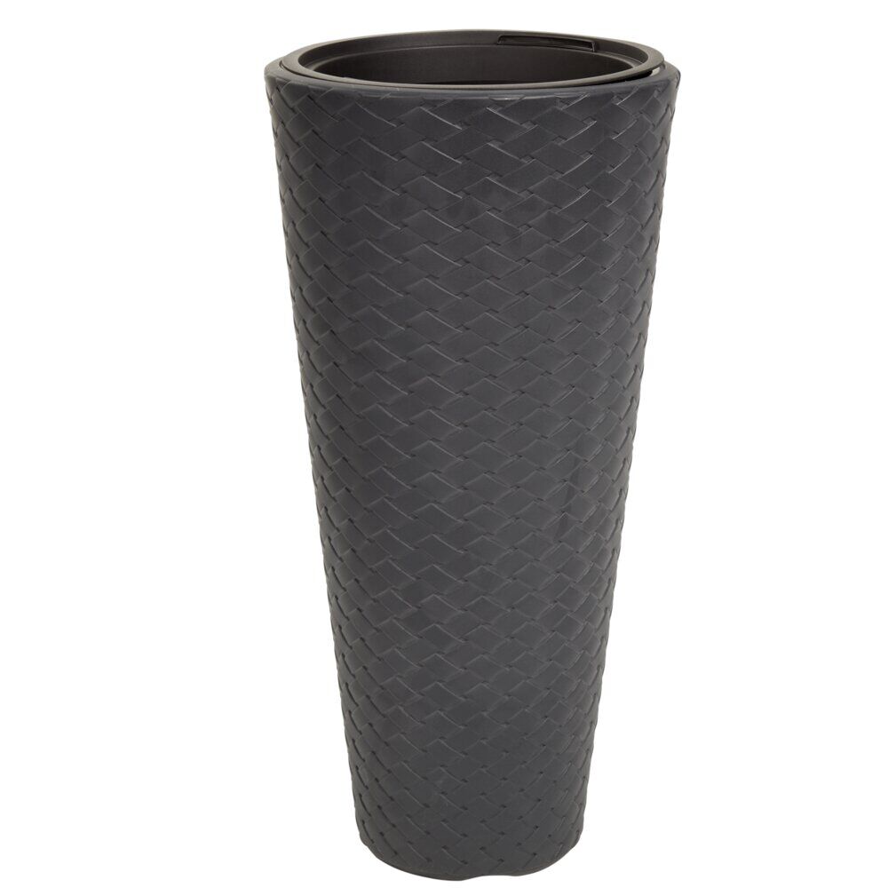 Cache pot effet tressé H78cm