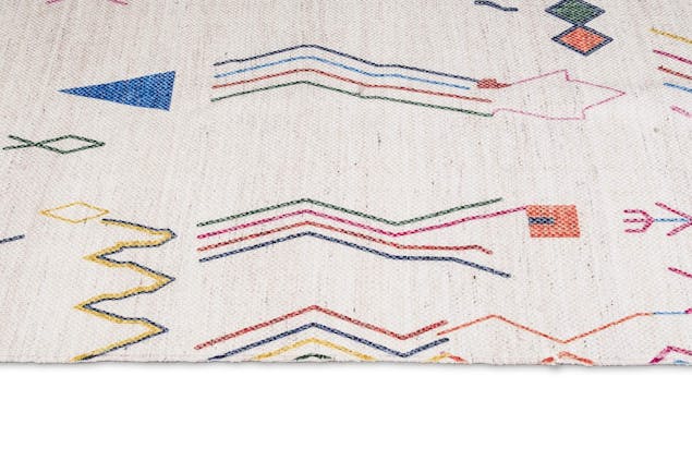 Remi Ivory Indoor Outdoor Runner Rug *NO RETURNS UNLESS FAULTY