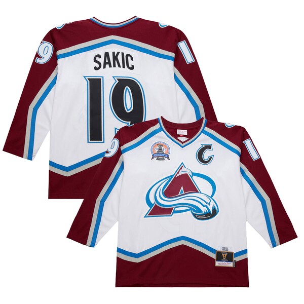 Joe Sakic Colorado Avalanche 2000-01 Power Play Jersey - White