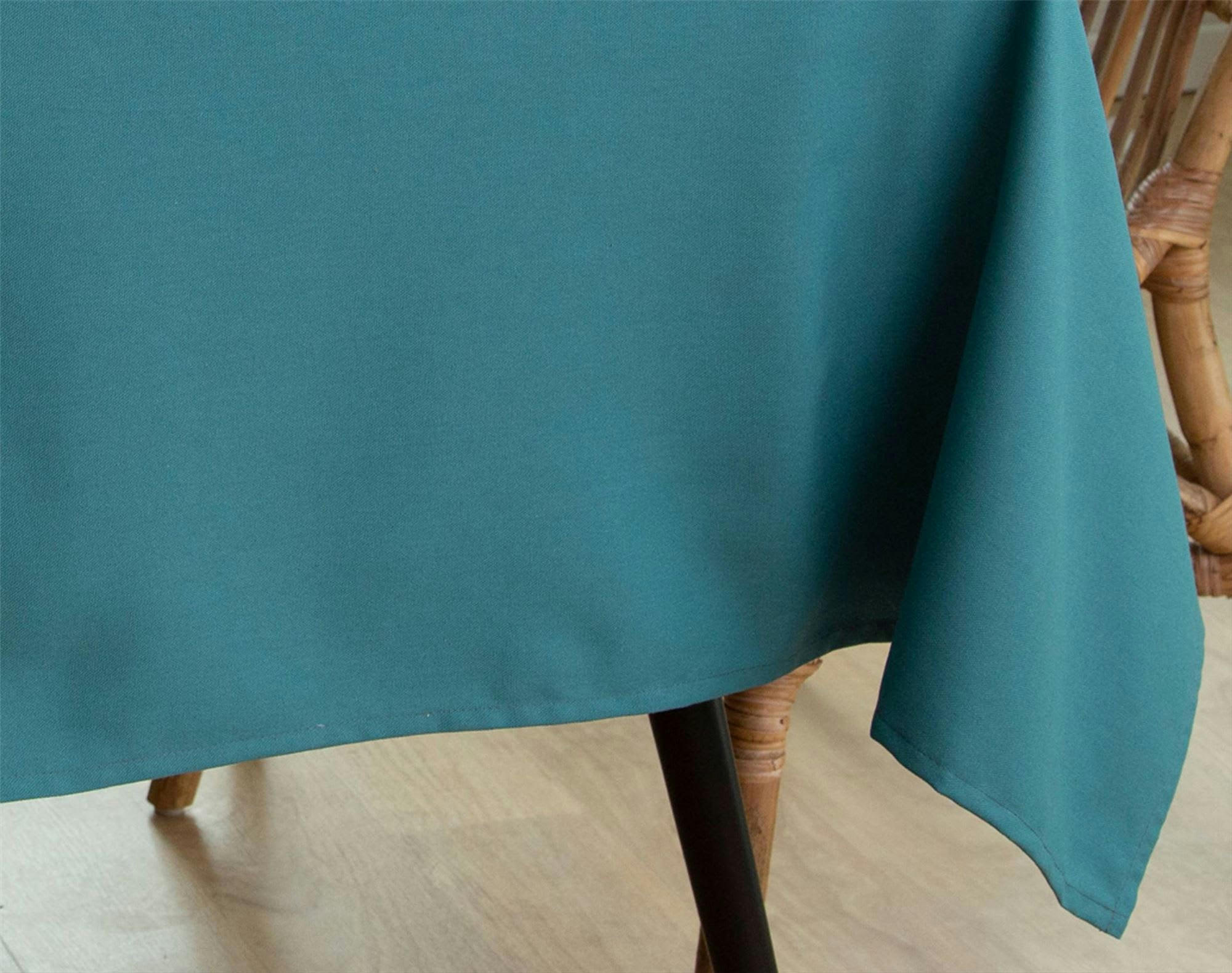 LONA - Nappe 150x150 bleu canard en coton