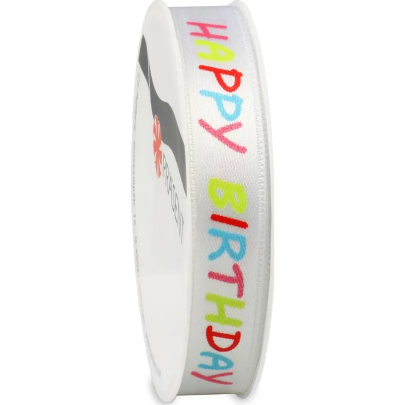 Geschenkband Happy Birthday