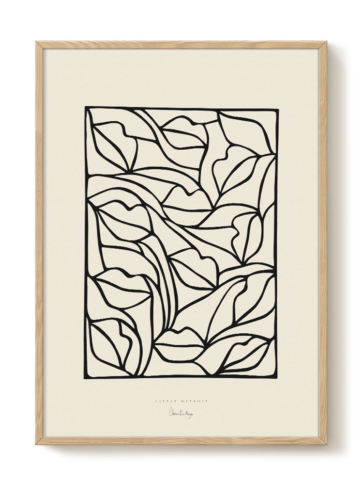 Little Detroit - Kisses no. 03 - PSTR studio Kunst Poster