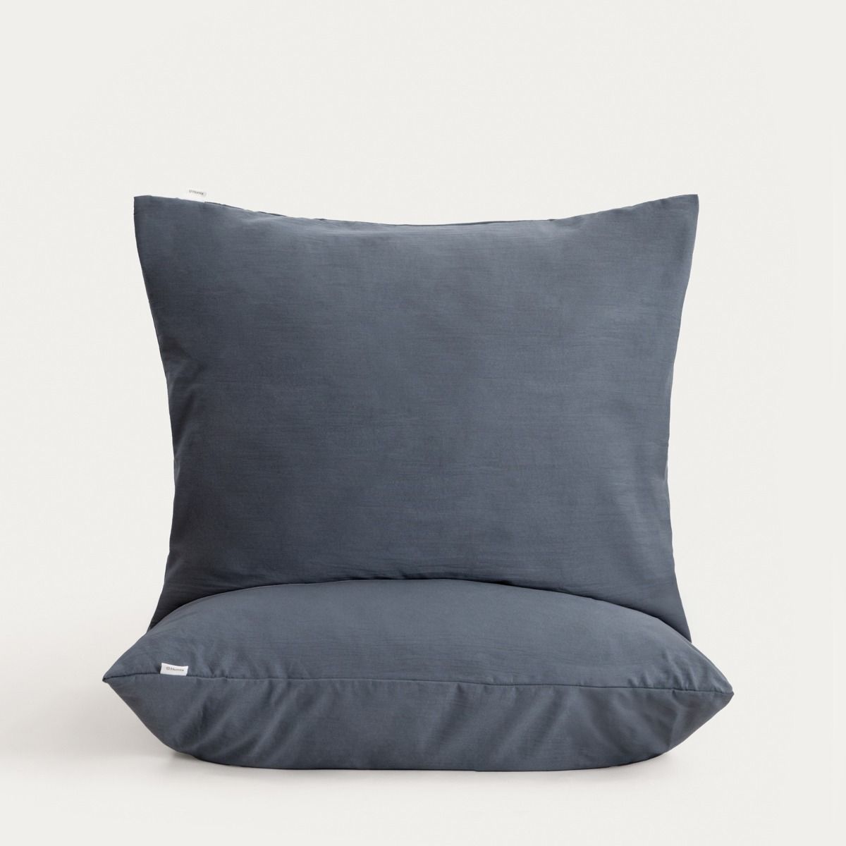 Zestaw dwóch poszewek MAISY z mikrofibry szarych 2*70x80 cm