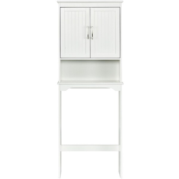 Costway Over The Toilet Space Saver Bathroom Organizer w/ Storage