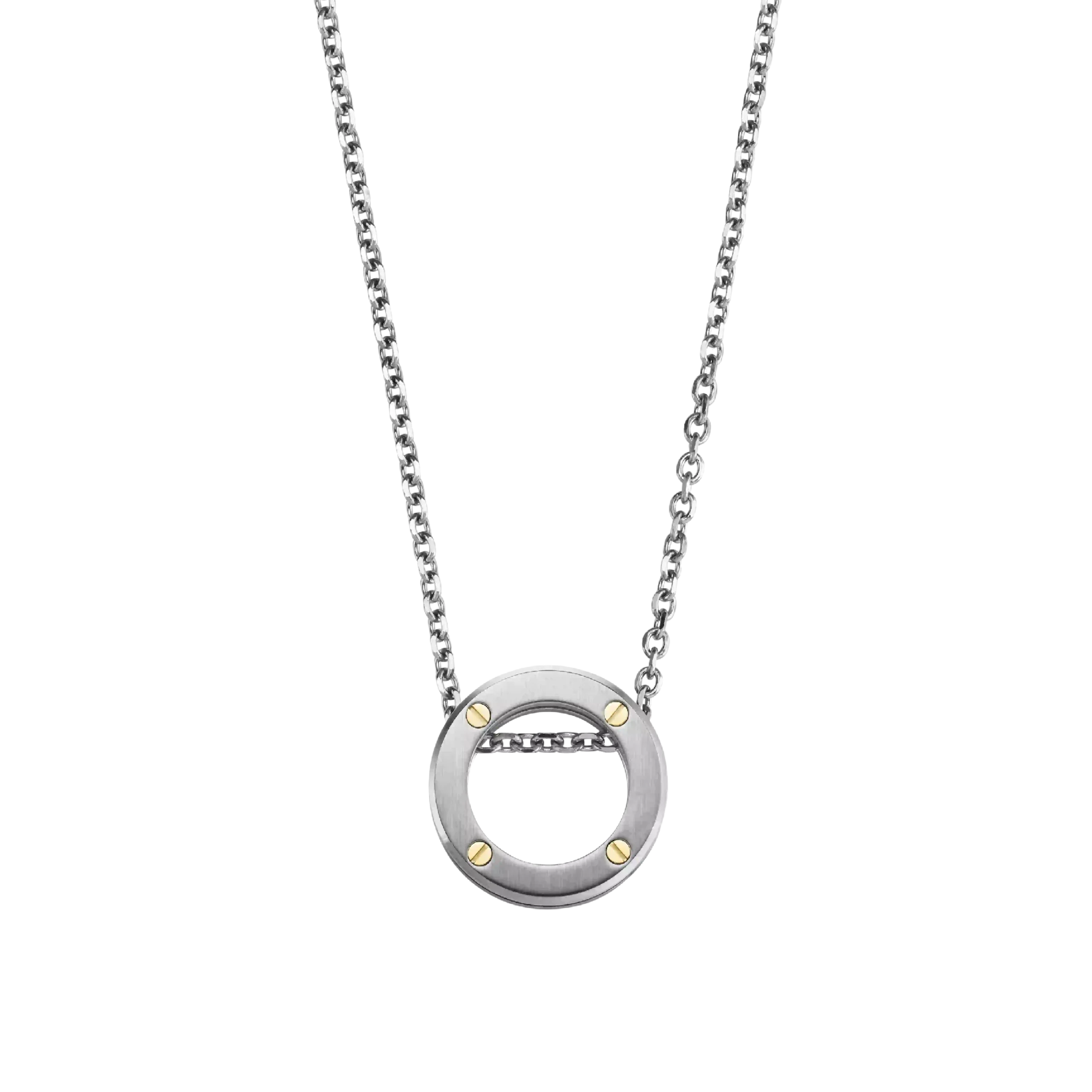 COLLIER NEWPORT DUO – ACIER & OR