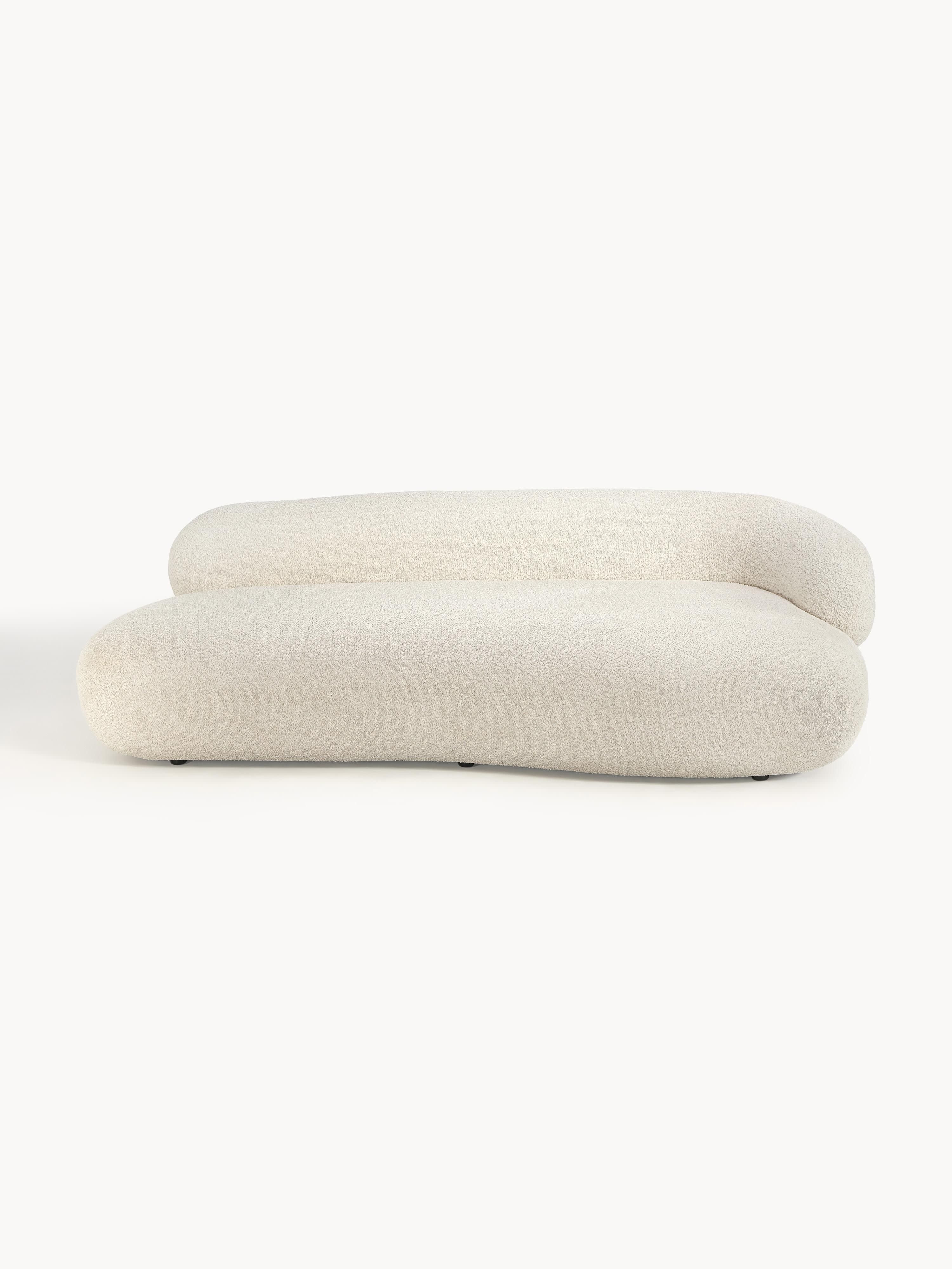 Sofa Alba (3-Sitzer) aus Teddy-Bouclé