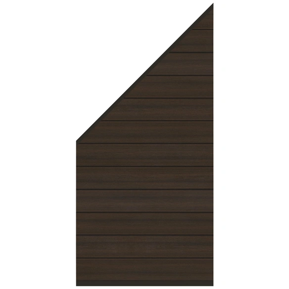 Abschlusselement »System Platinum«, WPC, HxL: 183 x 91 cm cm