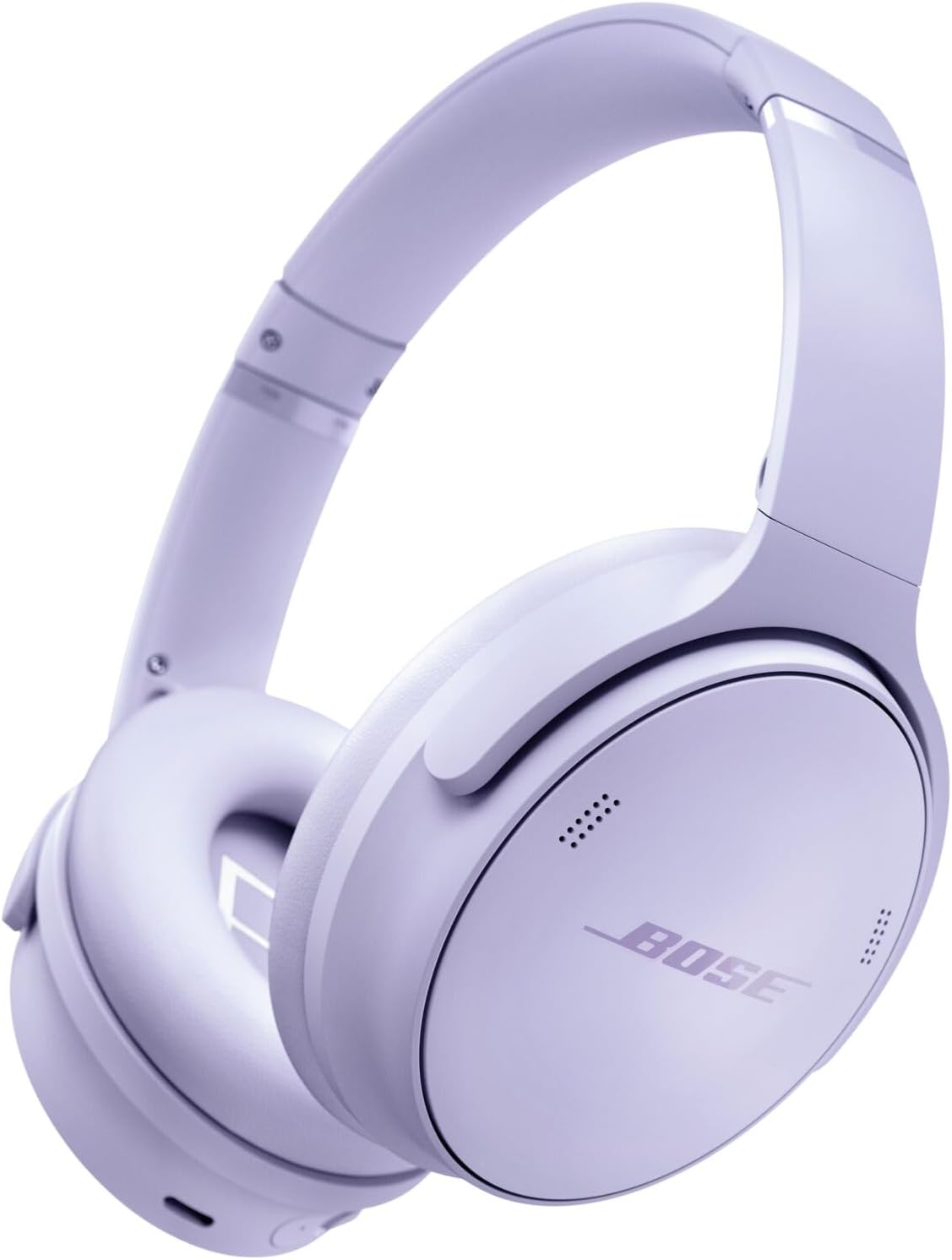 Bose QuietComfort Wireless Noise Cancelling Headphones, Bluetooth Over Ear Headphones with Up to 24 Hours of Battery Life, Chilled Lilac - Limited Edition Color (Renewed)
