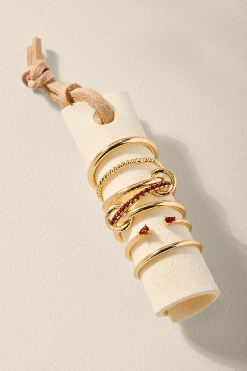 Isabelle Interlocked Ring Set
