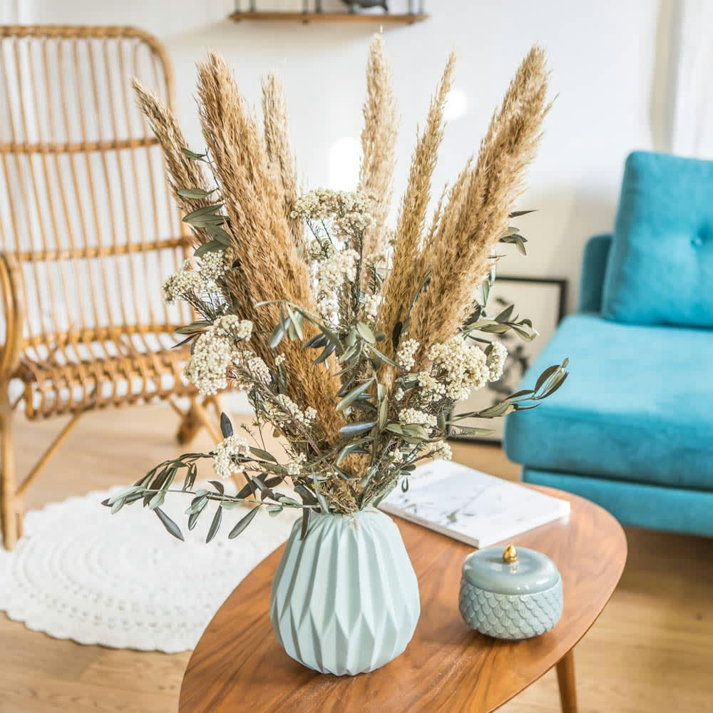 CHAMPÊTRE - Bouquet de fleurs séchées naturel et champêtre