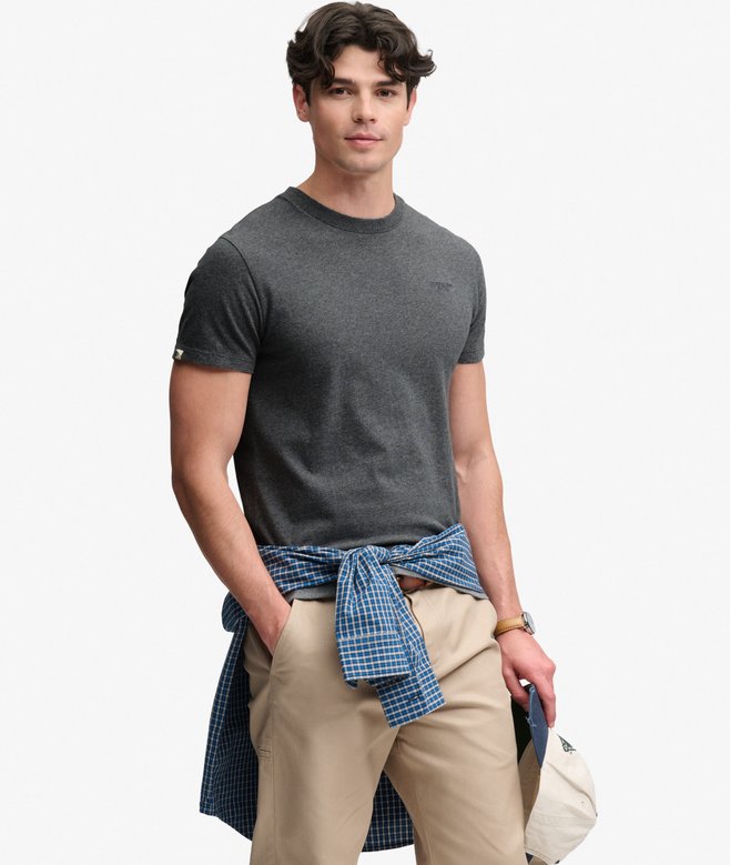 Essential Stacked Logo Embroidered T-shirt