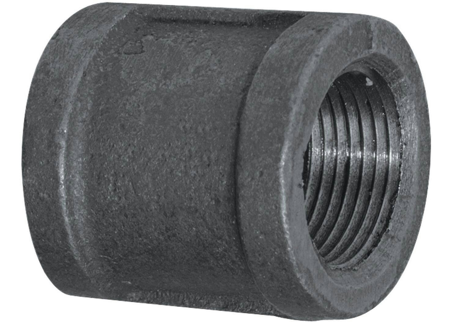 Aqua-Dynamic Galvanized Black Iron Fitting Coupling, Female Pipe Thread, 1-in