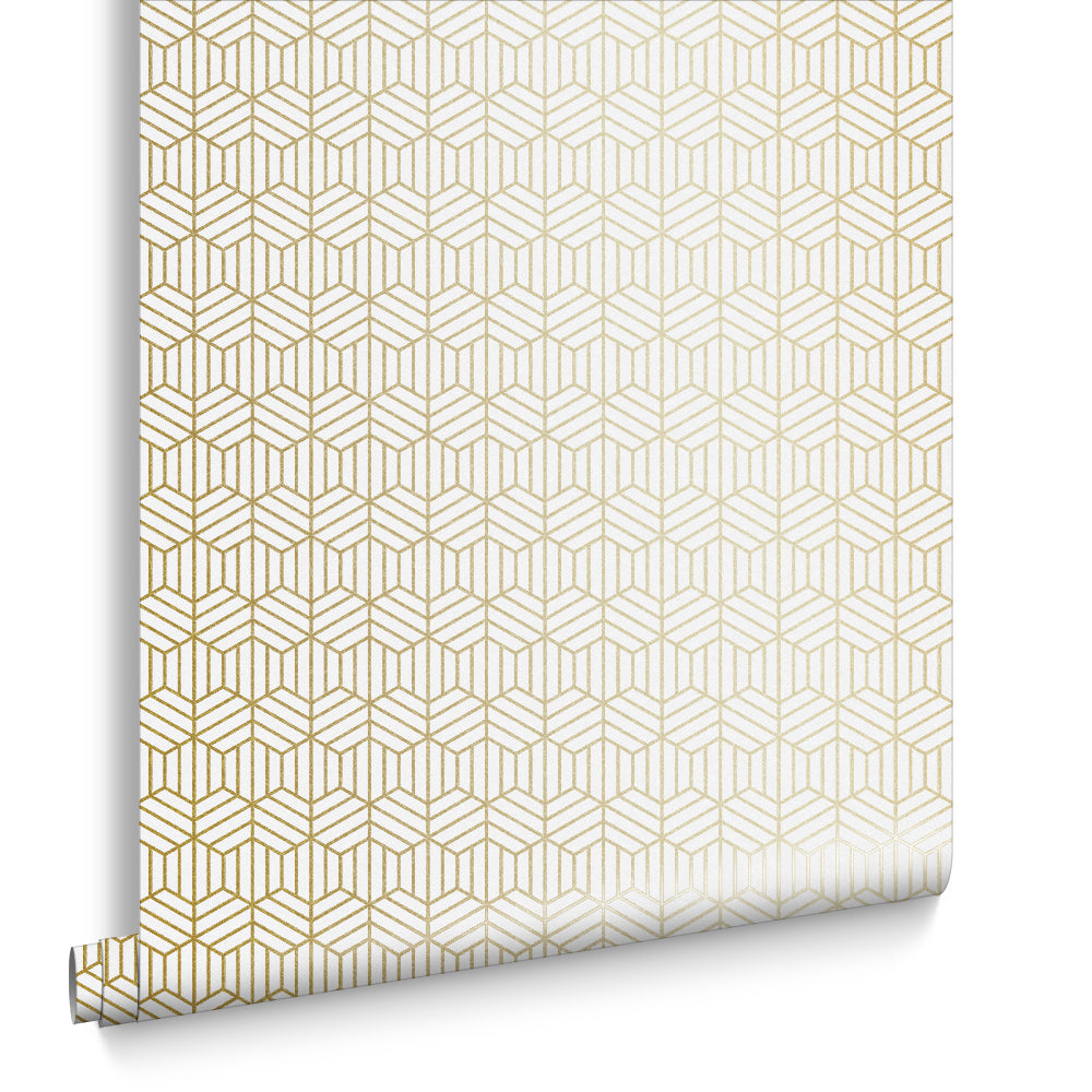 Graham & Brown Vliesbehang - Echo Pearl Gold - 10mx52cm