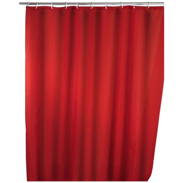 Duschvorhang »Anti-Schimmel«, BxH: 180 x 200 cm, Uni, rot
