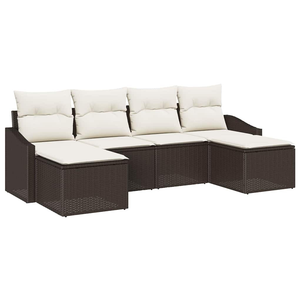 Zestaw Mebli Ogrodowych Wypoczynkowy Sofy Stolik Rattan Poduszki Na Patio