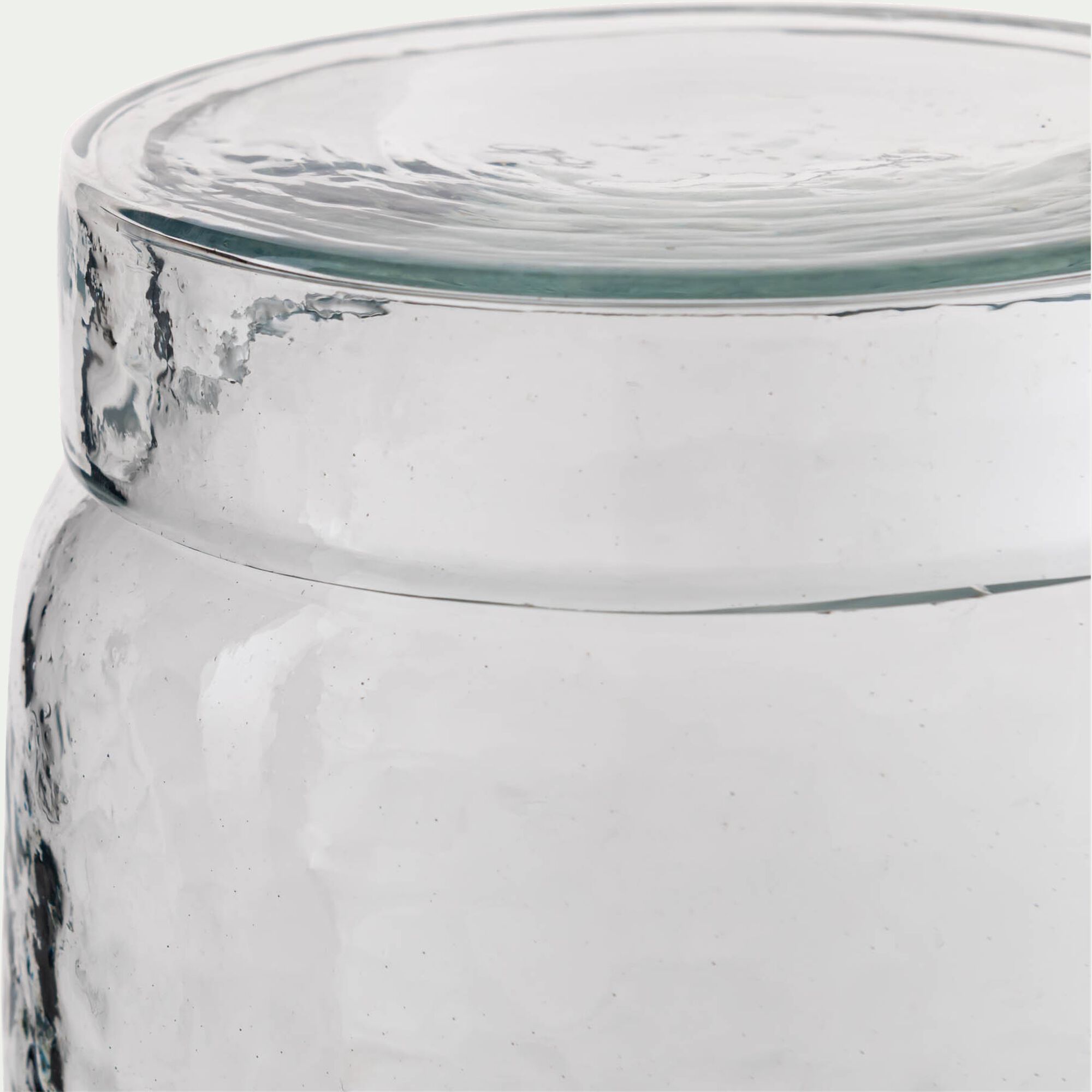 MOSCALA - Boîte déco avec couvercle en verre D11cm - transparent