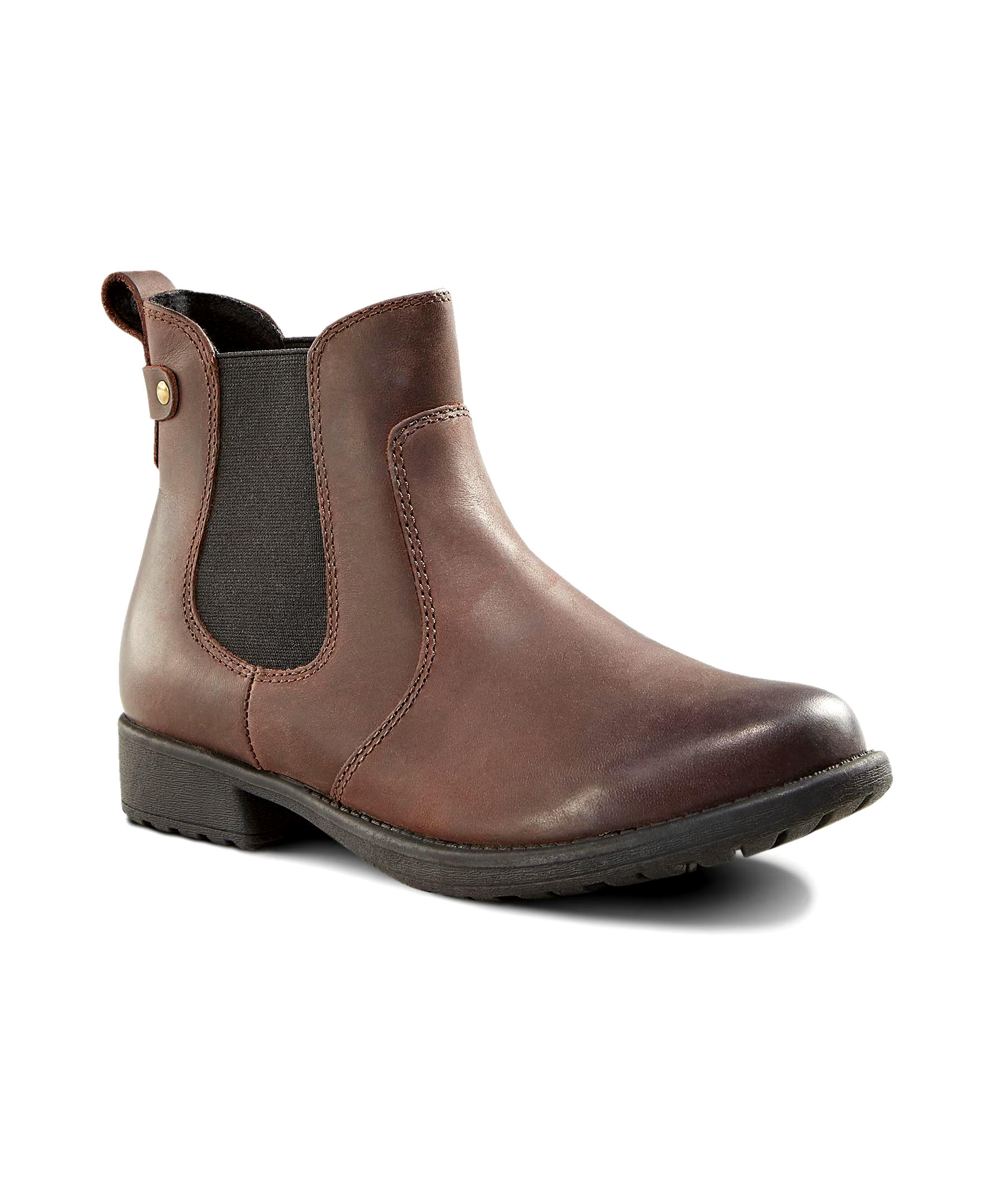 Women's Ainsley Quad Comfort Chelsea Leather Boots - Oxblood
