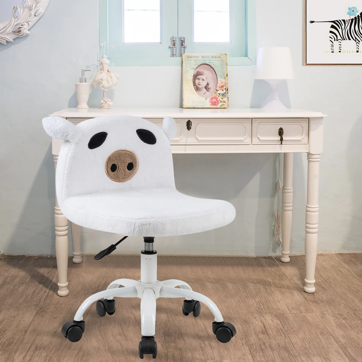 Animal print Swivel Ergonomic Kids Desk Chair,Children Study Chair