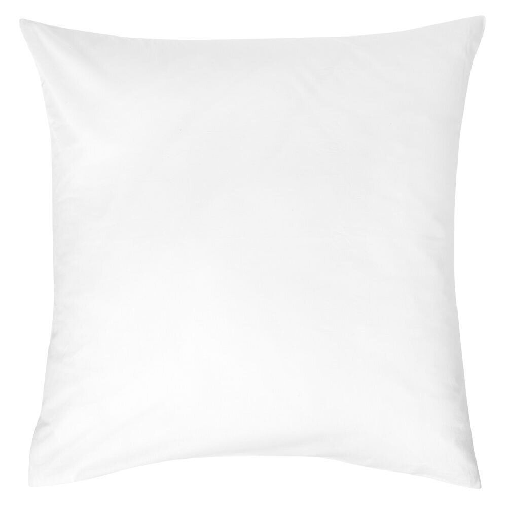 Taie d'oreiller carrée coton blanc 63x63cm