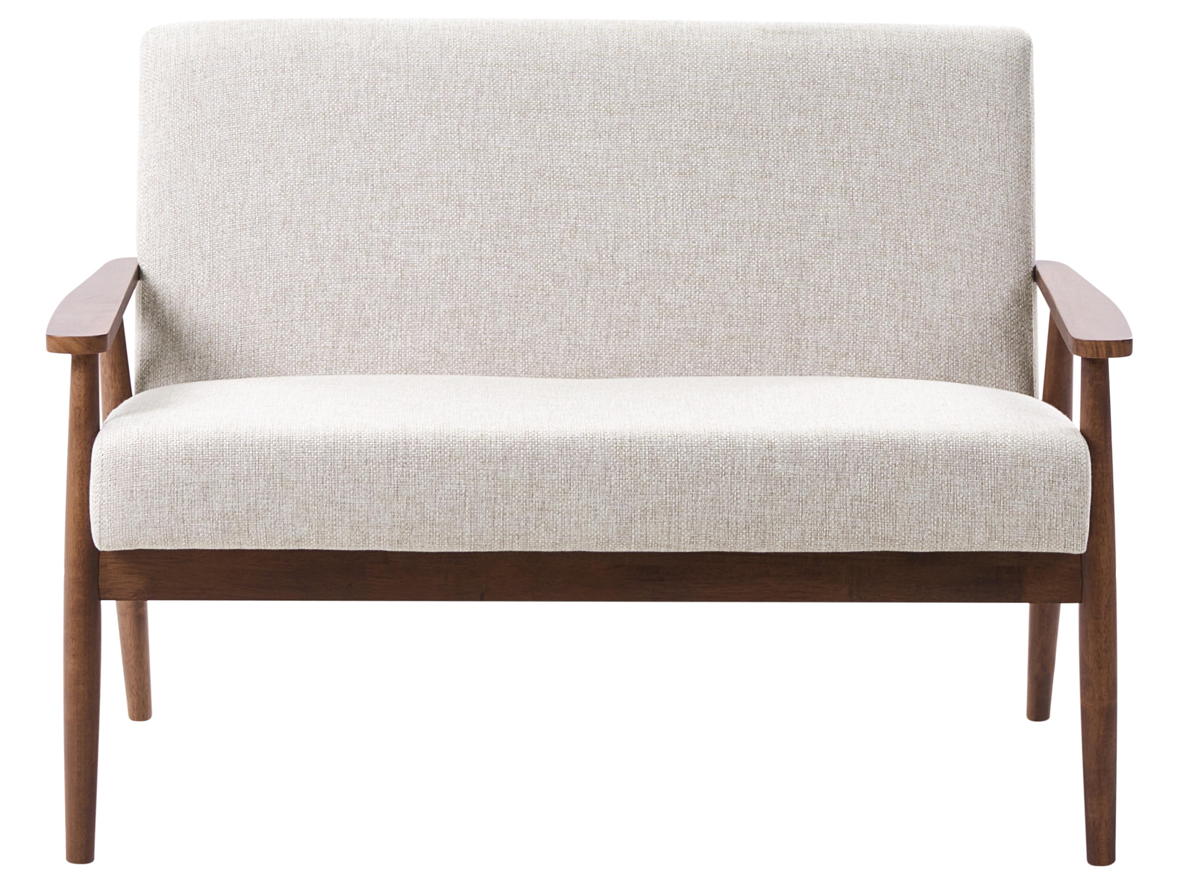 Armchair ESRUM Fabric Dark Brown/ Grey