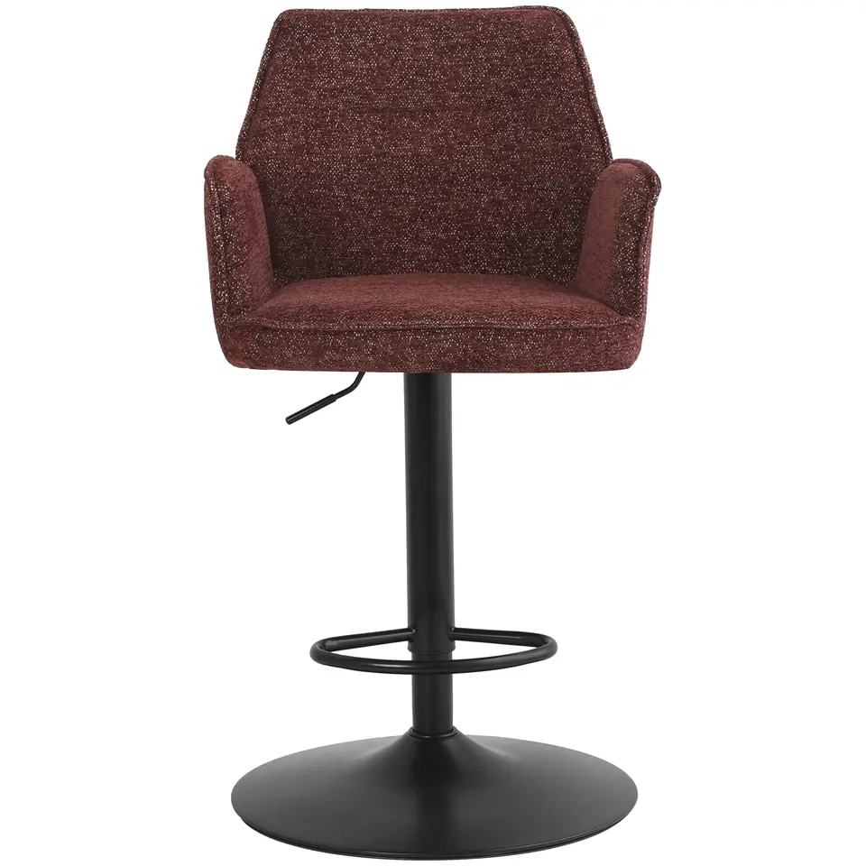 Barkruk Raffy - wijnrood