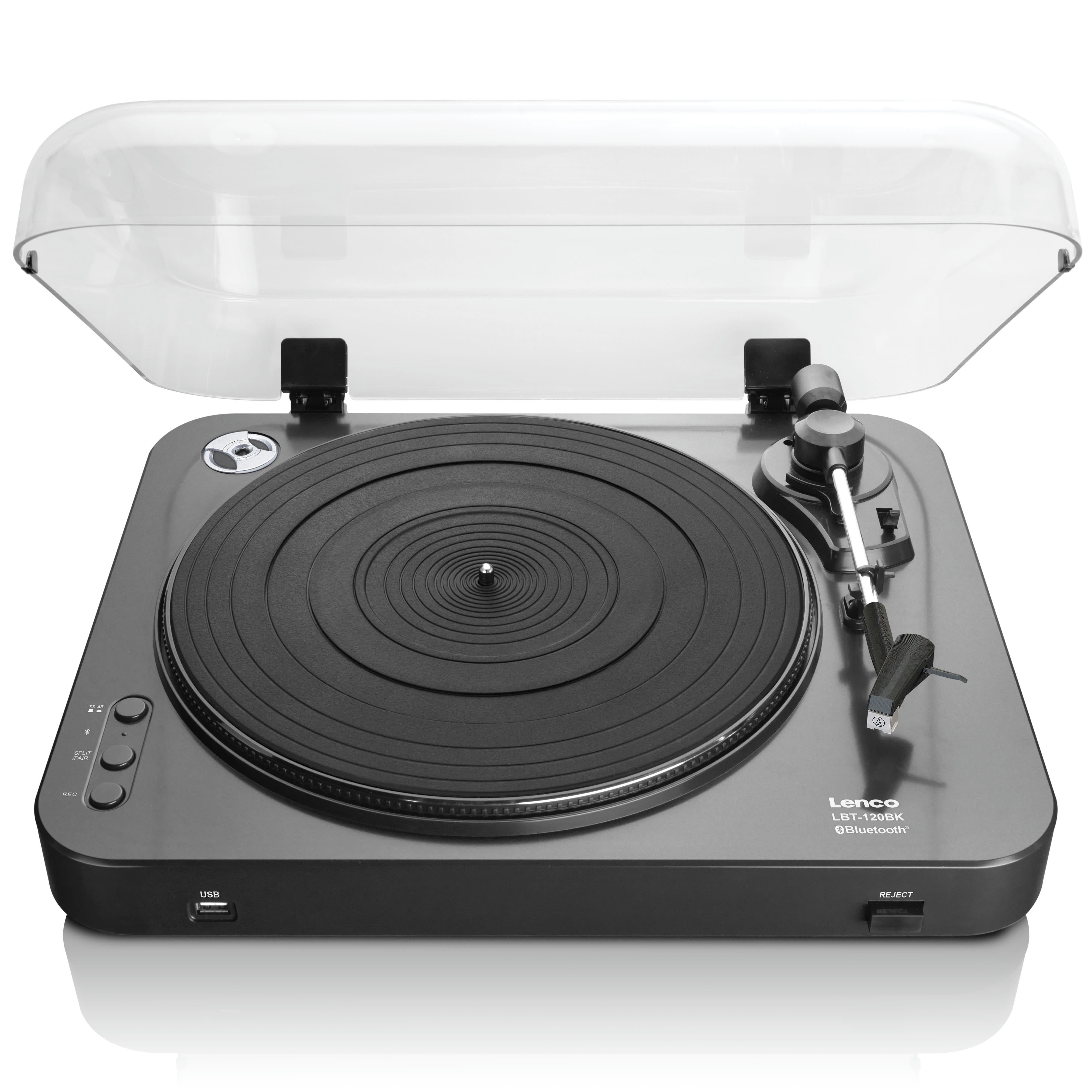 - Platine vinyle enregistreur usb bluetooth noir