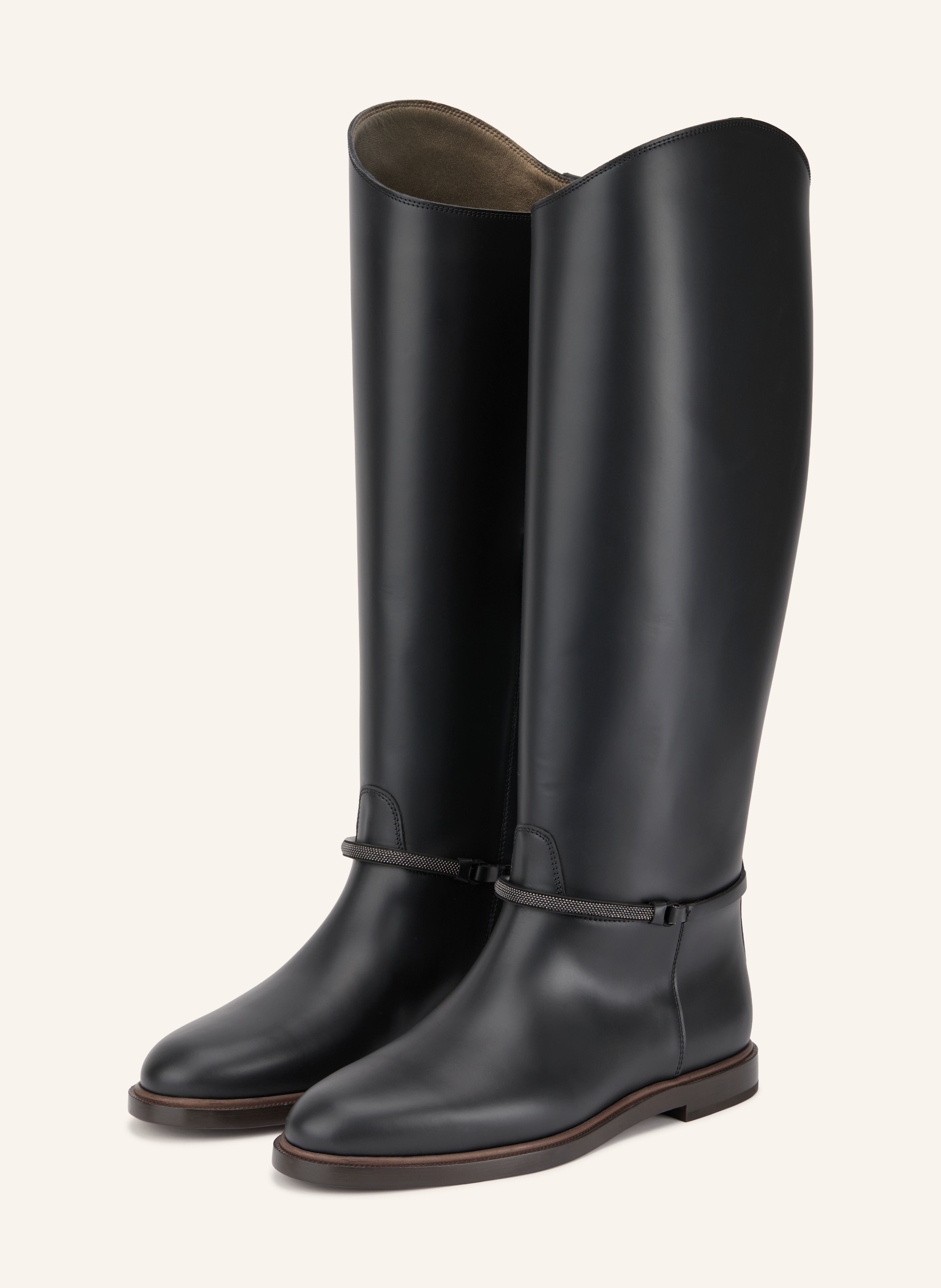 BRUNELLO CUCINELLI Stiefel mit Schmucksteinen