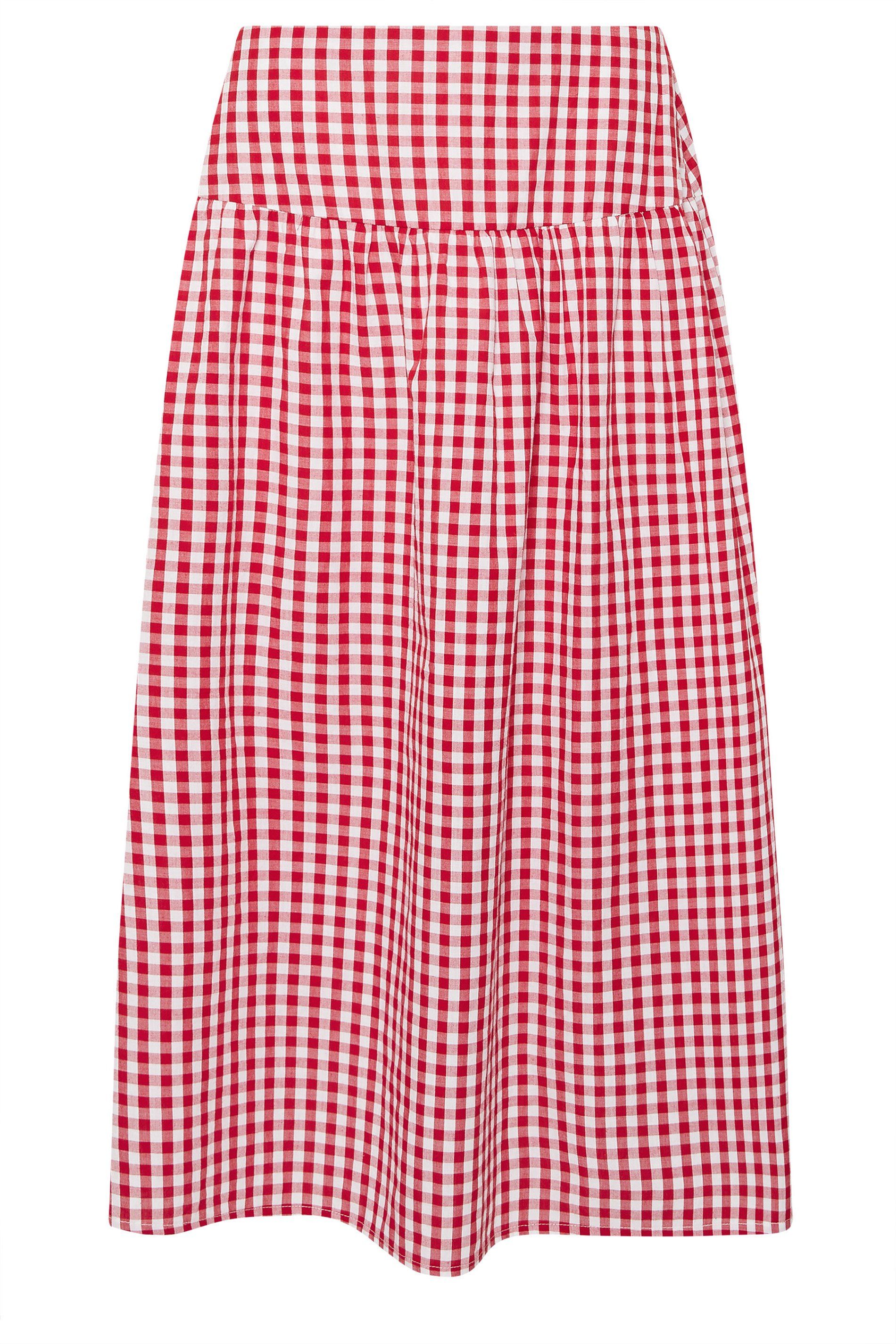 PixieGirl Petite Gingham Maxi Skirt