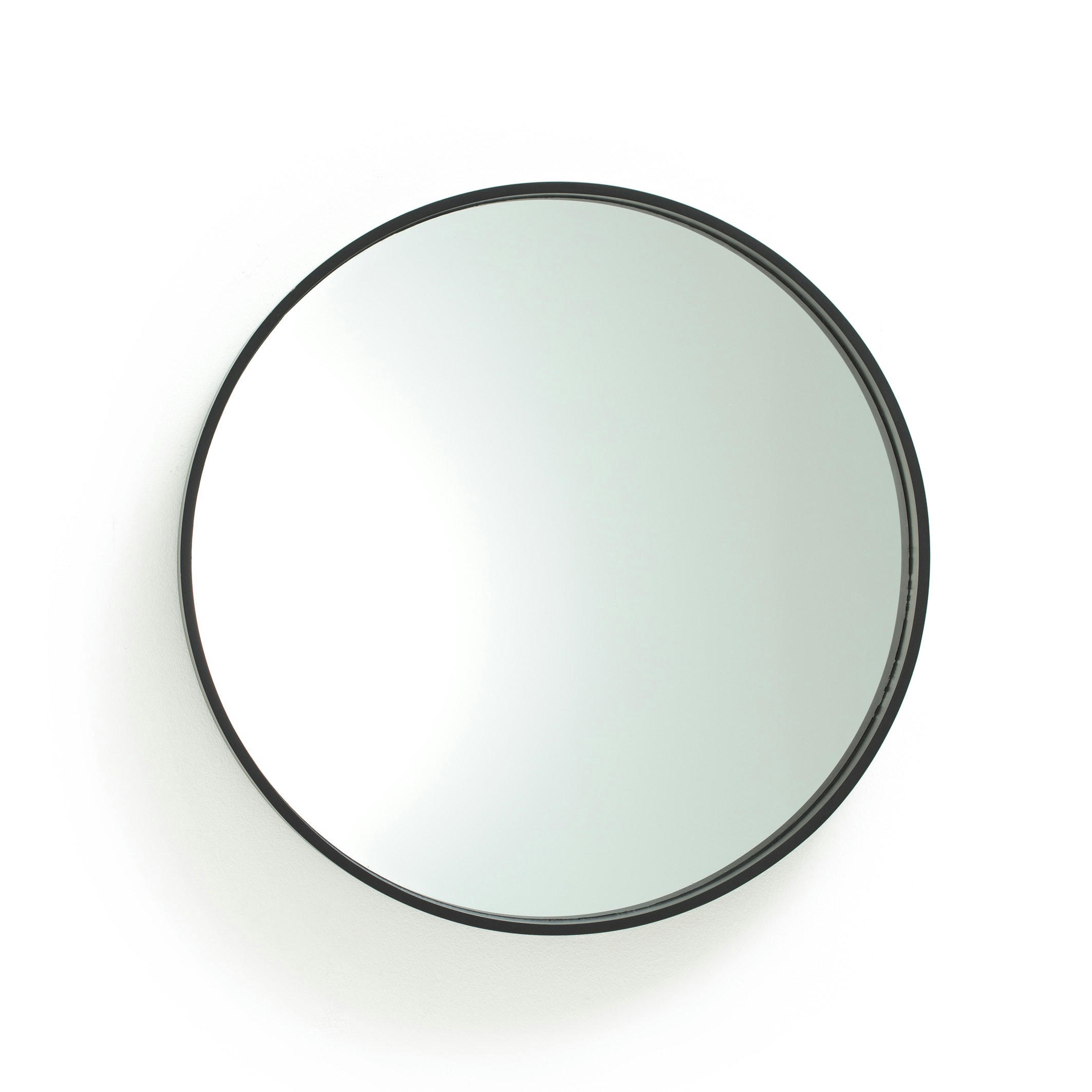 Miroir rond noir Ø55 cm, Alaria