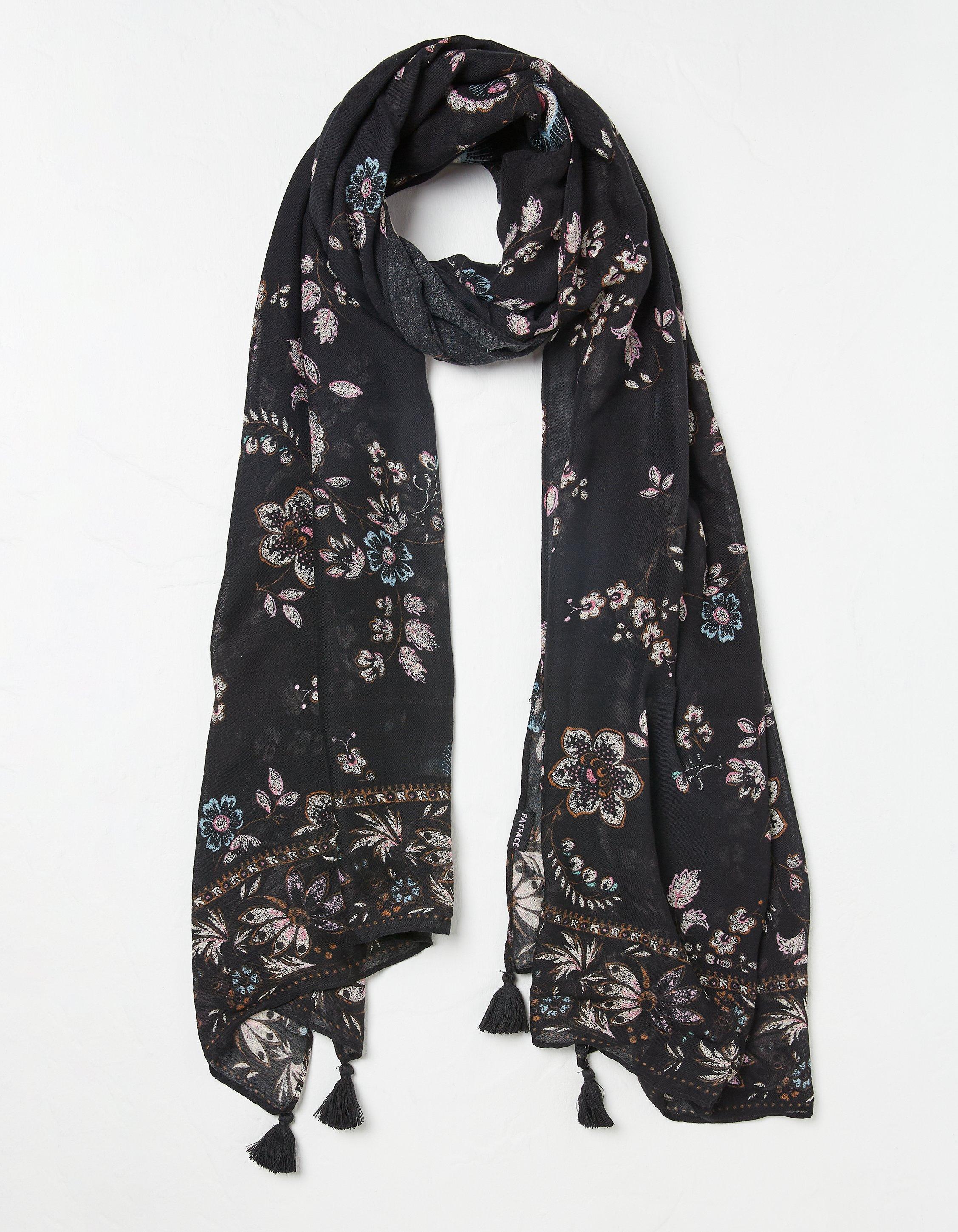 Fall Floral Light Weight Scarf