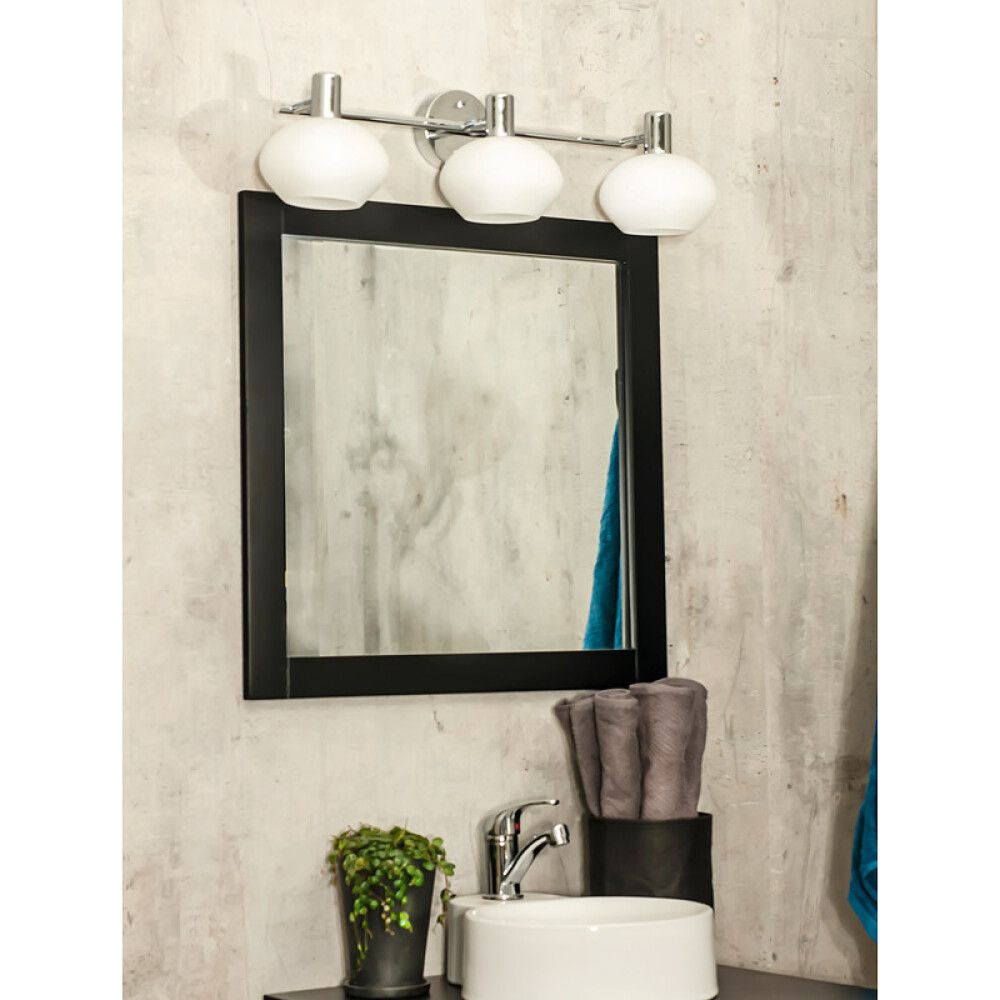 VEGGLAMPER ANETA LIGHTING ELBA BAD 3L KROM 3X2W G9