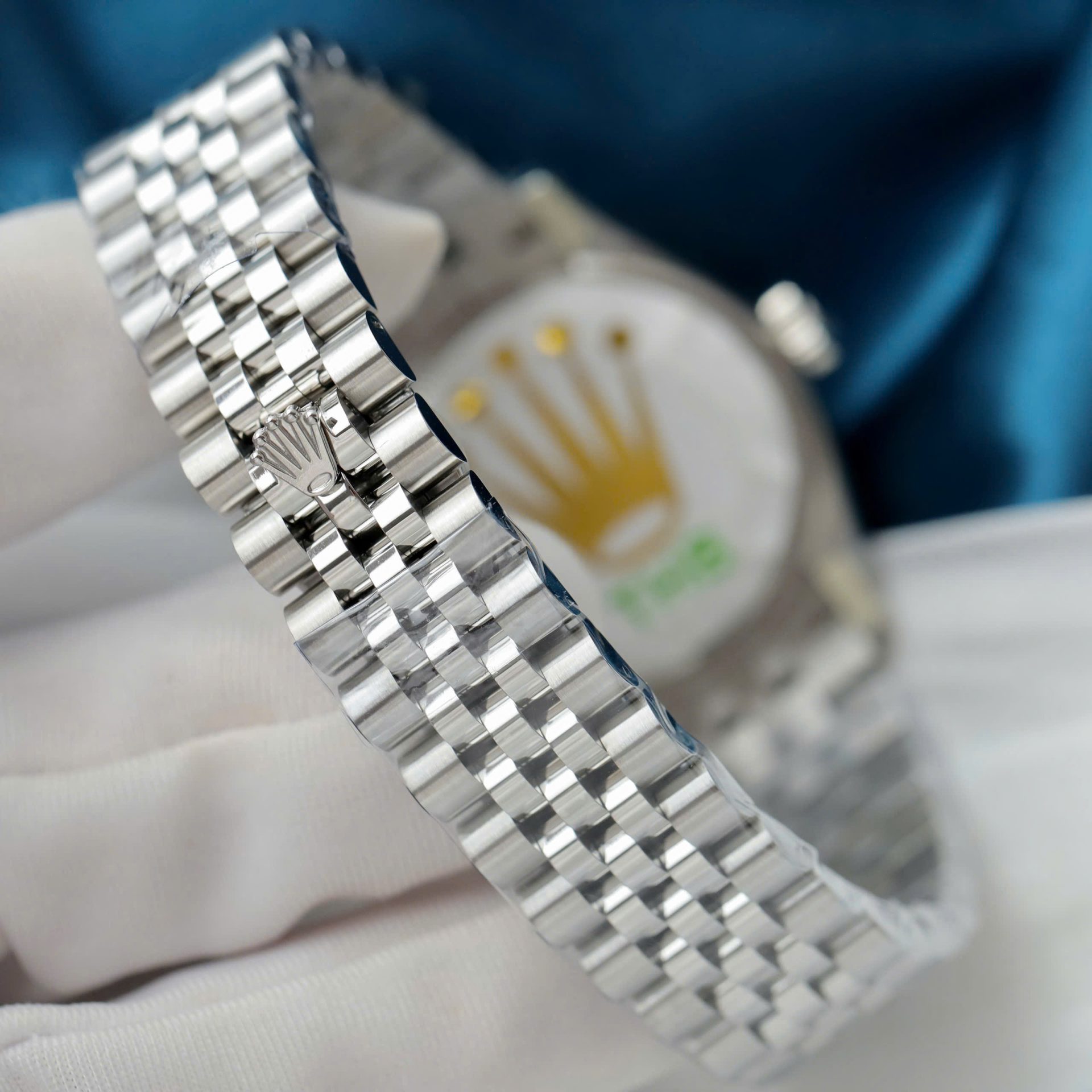 Rolex Datejust 316L Steel Blue Dial 31mm Jub THBF Replica