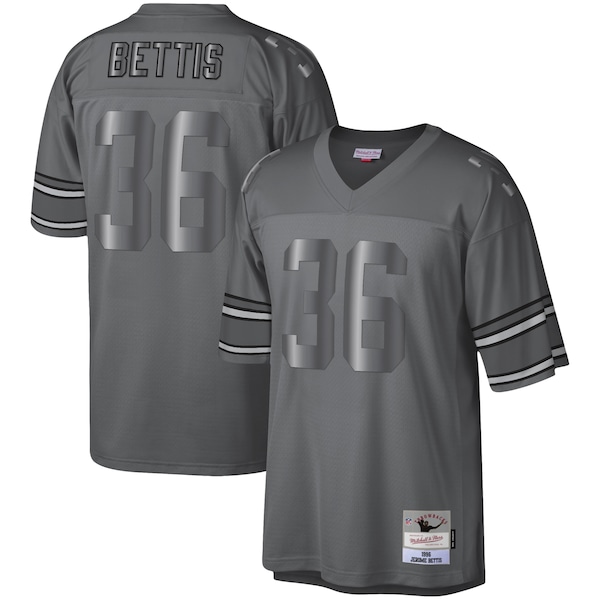 Jerome Bettis Pittsburgh Steelers 1996 Retired Player Metal Legacy Jersey - Charcoal