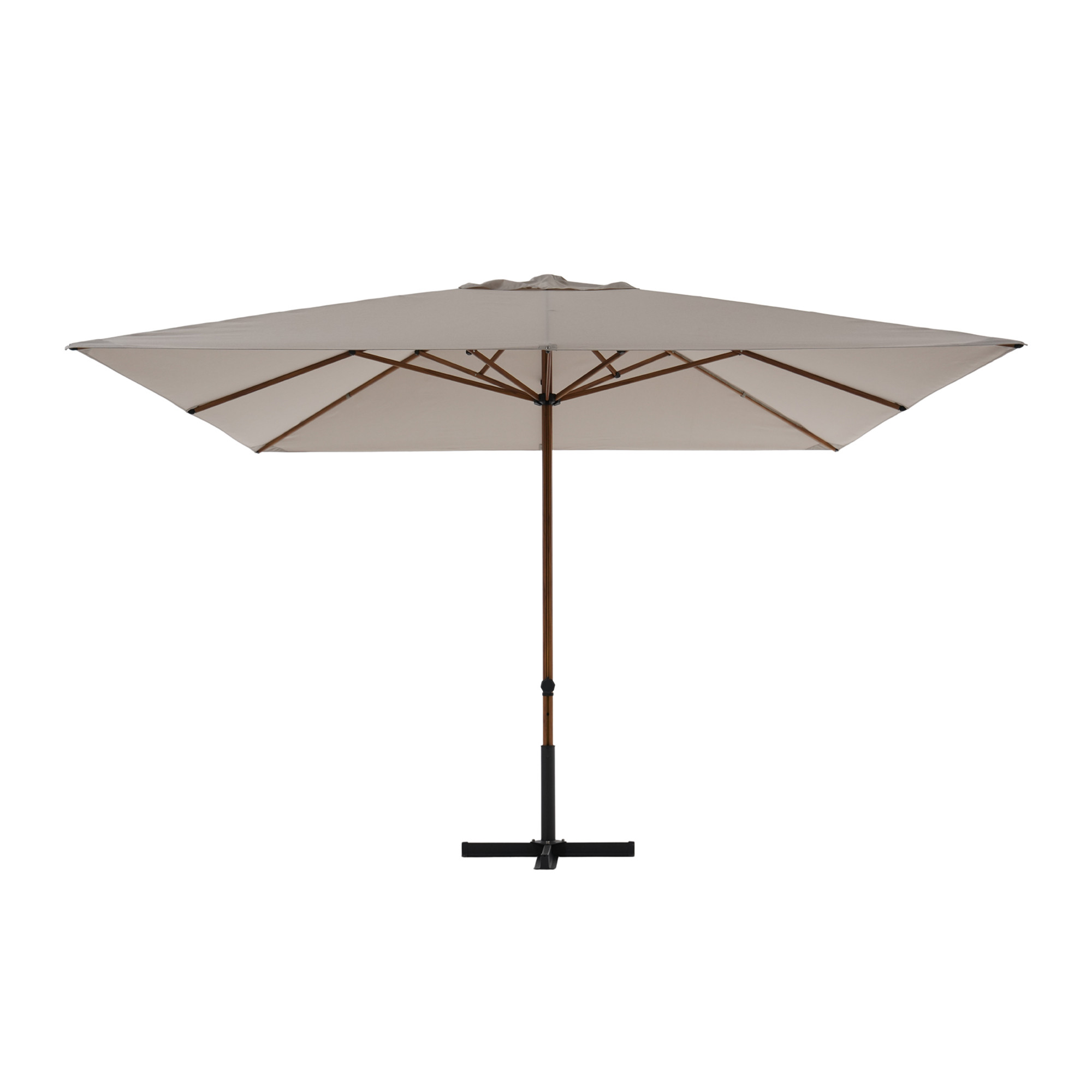 Parasol ogrodowy Taranto 4 x 4 m szary PATIO