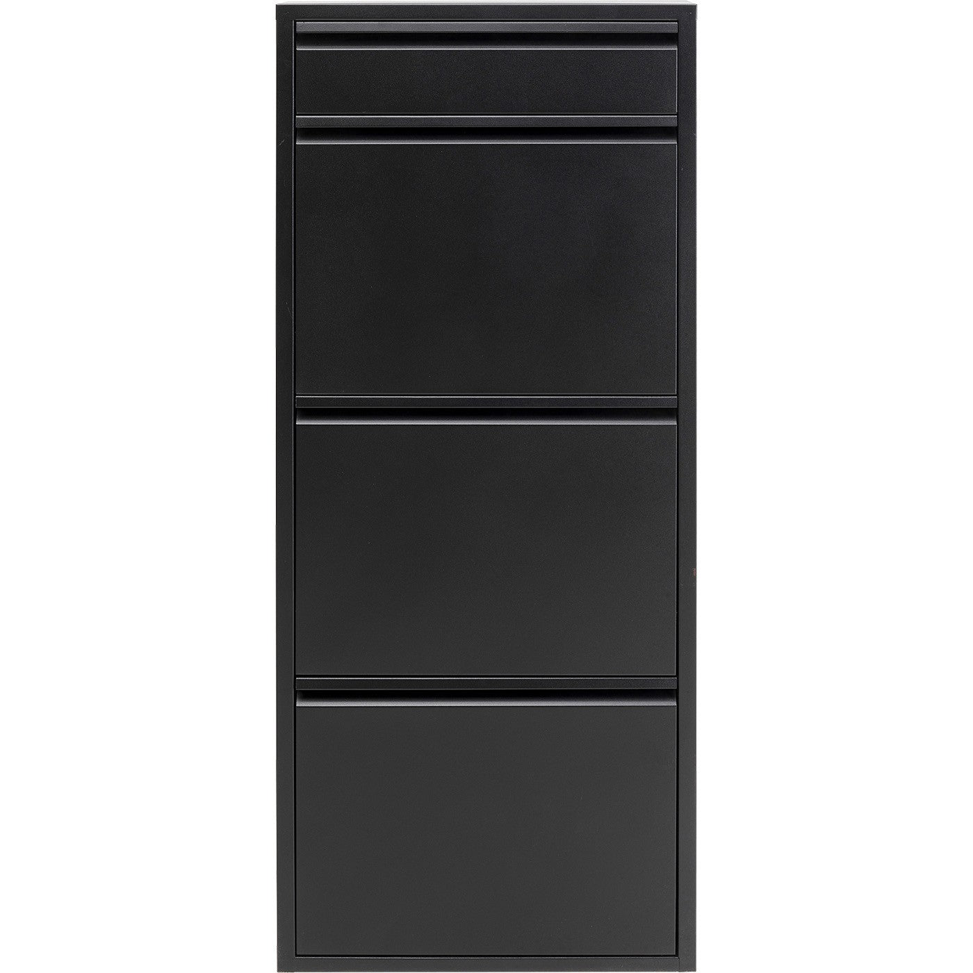 Schoenenkast Caruso zwart 3+1 laden Kare Design