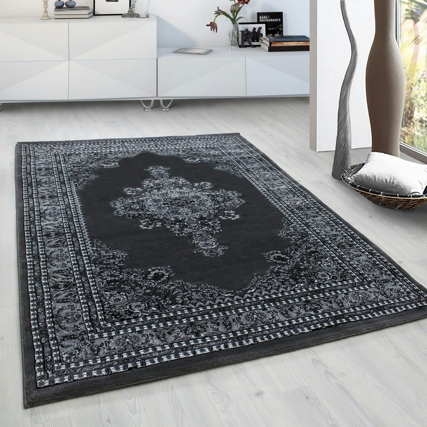 MARRAKESH - Tapis d'orient gris 200x290cm