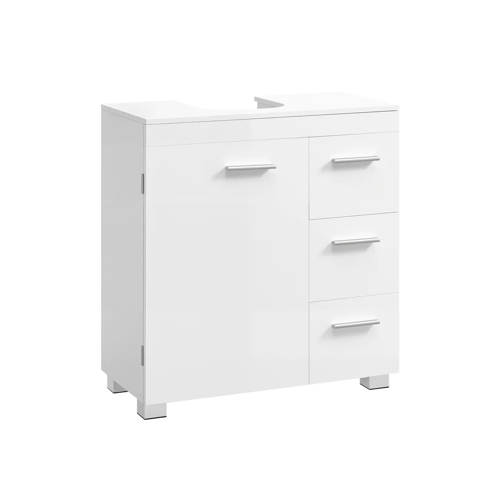 Mueble bajo lavabo con cajones y compartimentos prácticos