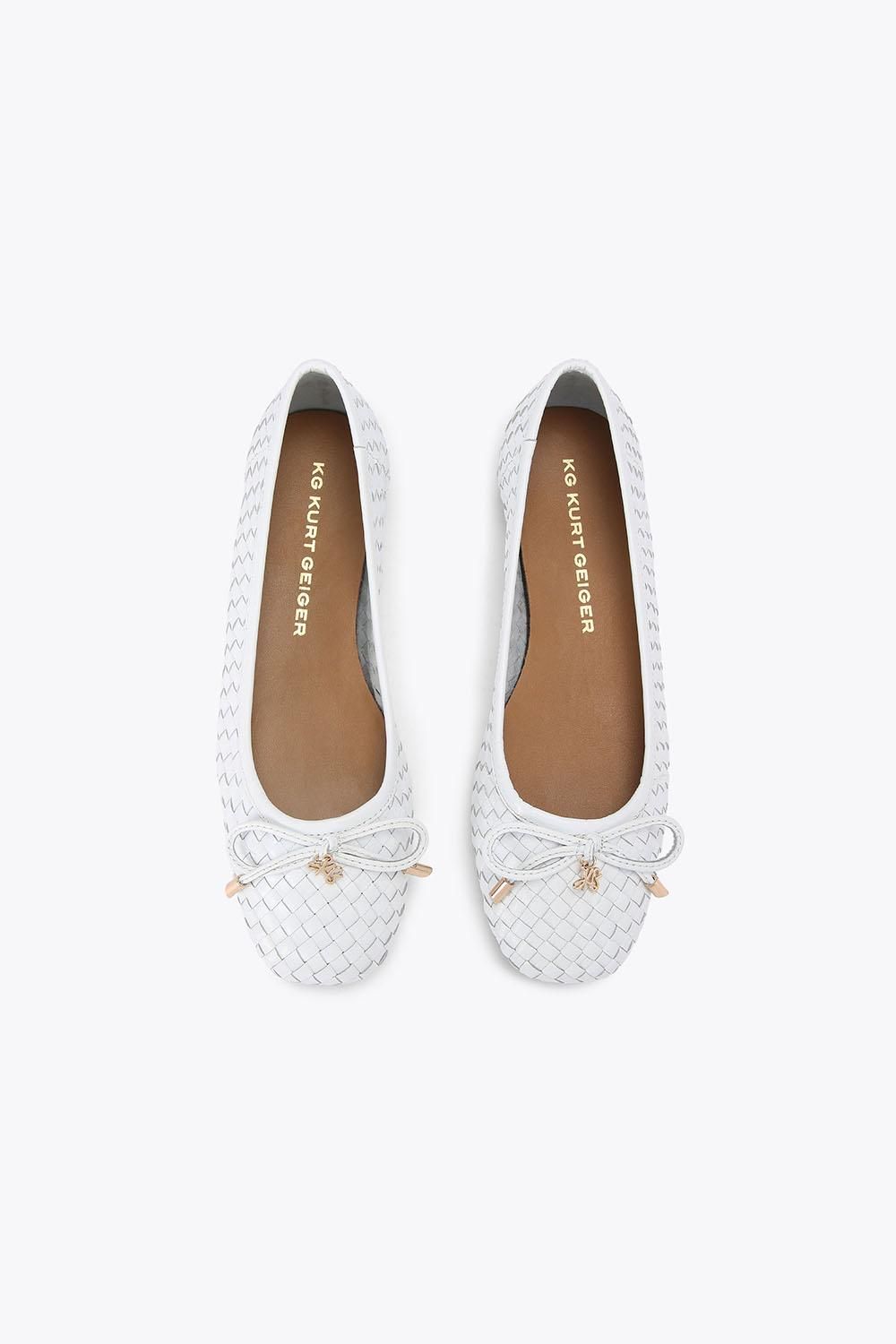 KG Kurt Geiger Nora' Leather Flats