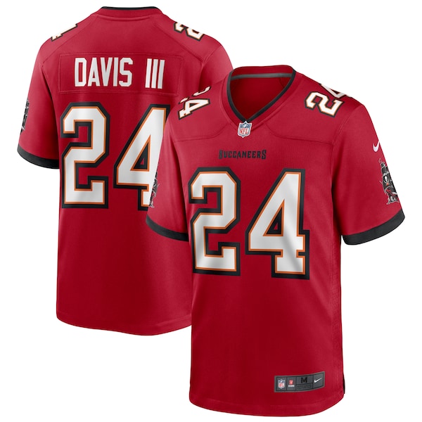 Carlton Davis III Tampa Bay Buccaneers Nike Game Player Jersey - Red/Orange