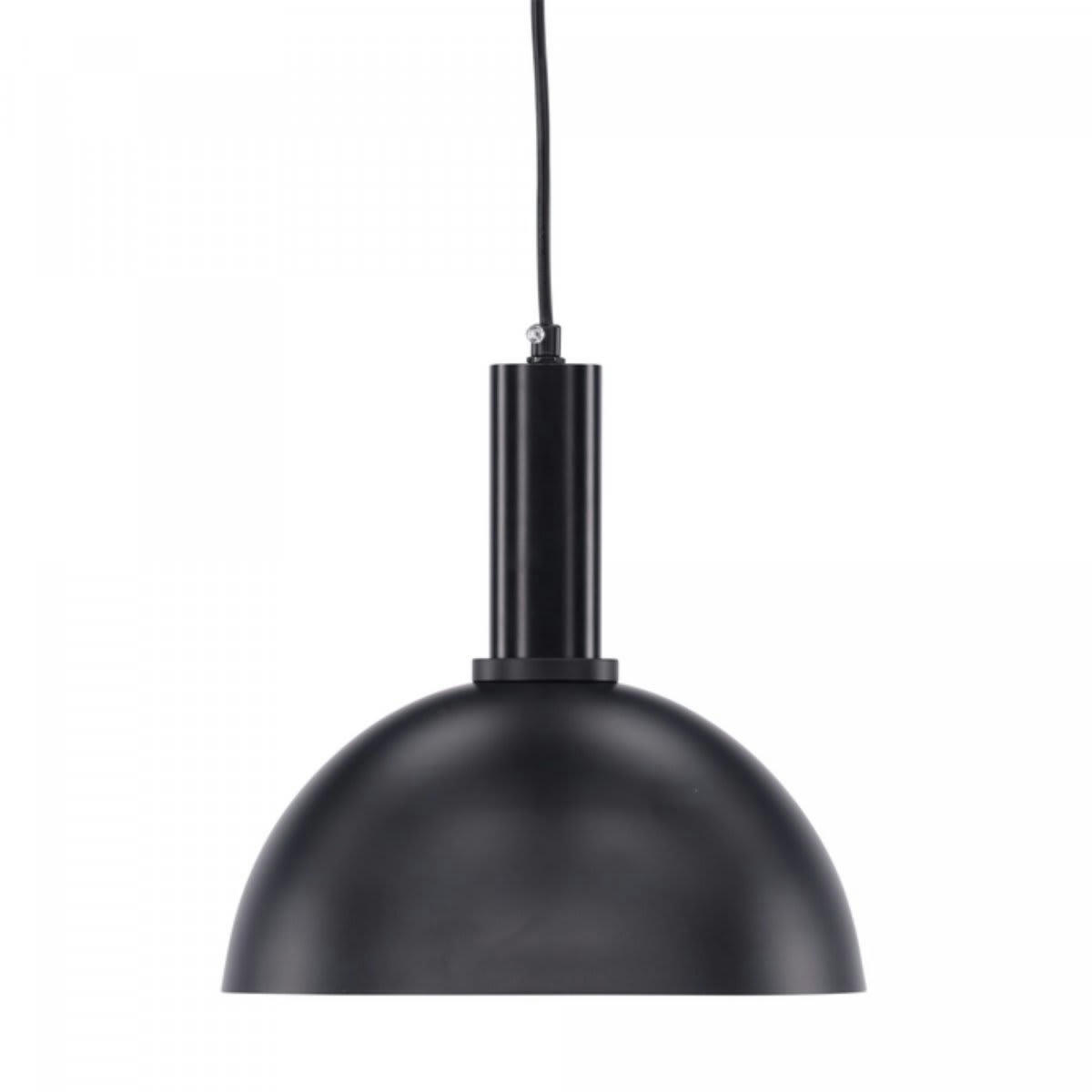 LULO - Suspension minimaliste en métal noir