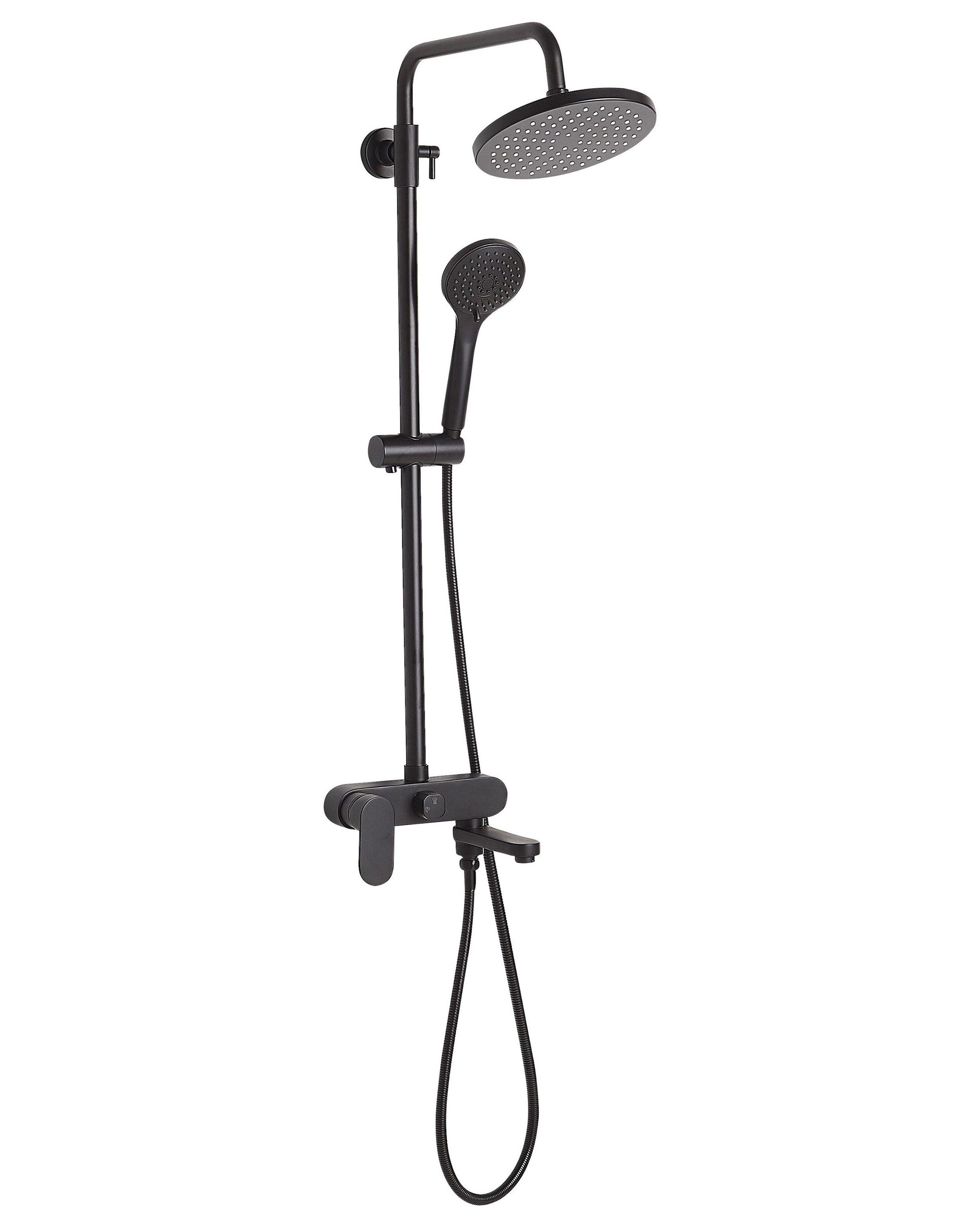 Mixer Shower Set with Rainshower GURARA Black