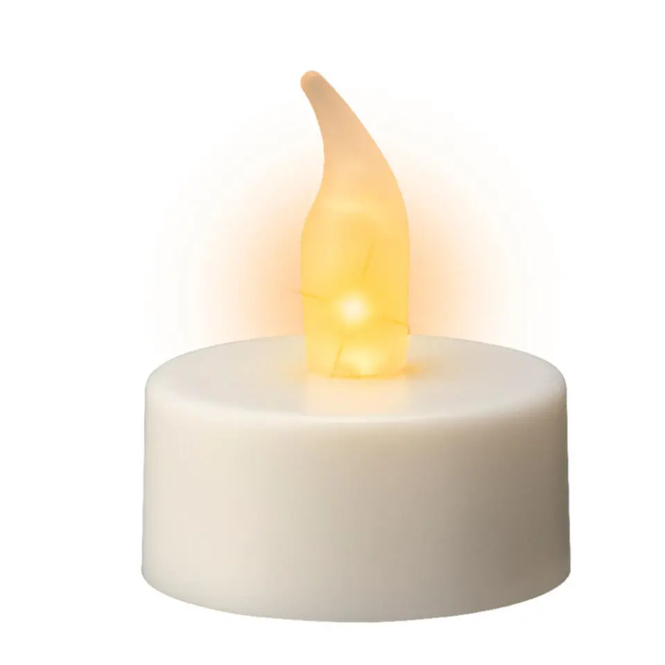 Lumineo LED waxinelichtjes - 6x stuks - wit