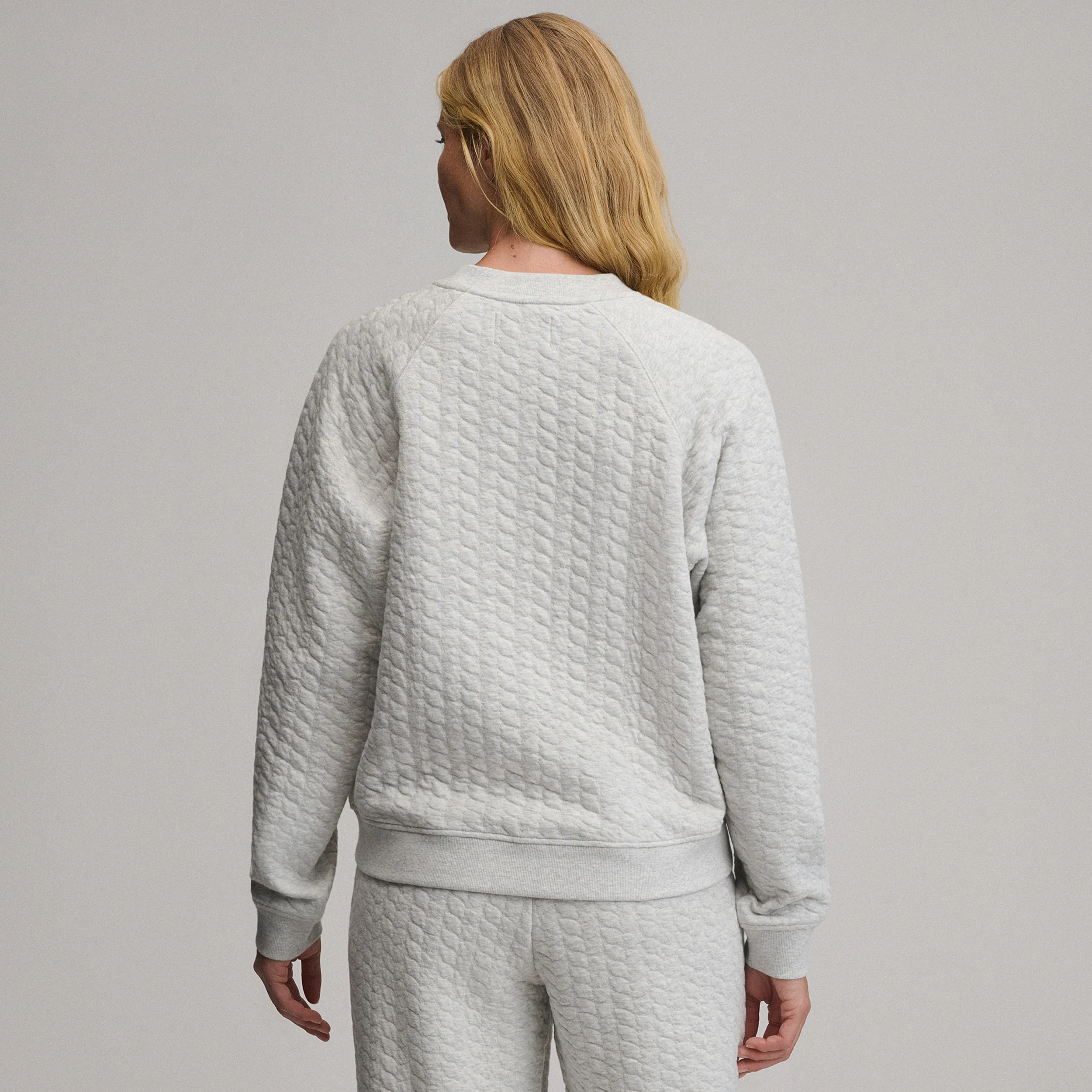 Women's Quilted Crew