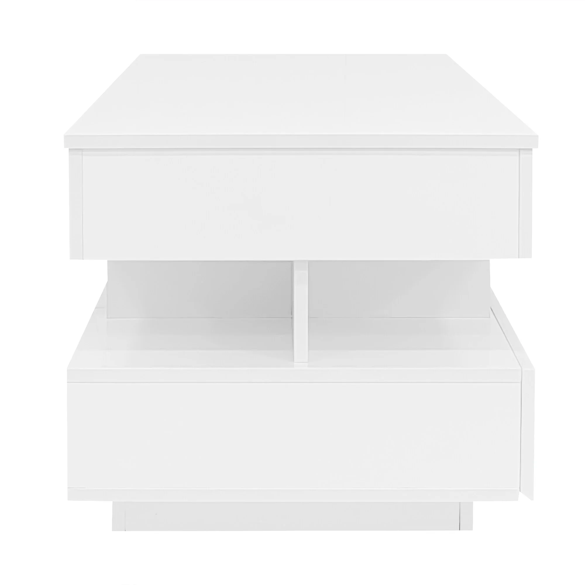 39x19'' Lift-Top Coffee Table with 2 Drawers for Living Room