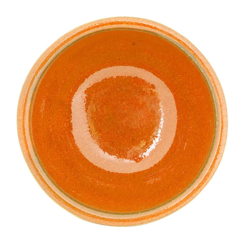 Schaaltje Selena - oranje - 8 cm
