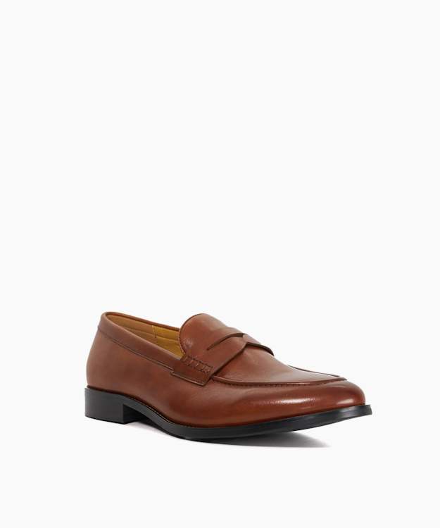 Skylers Tan - Leather Loafers