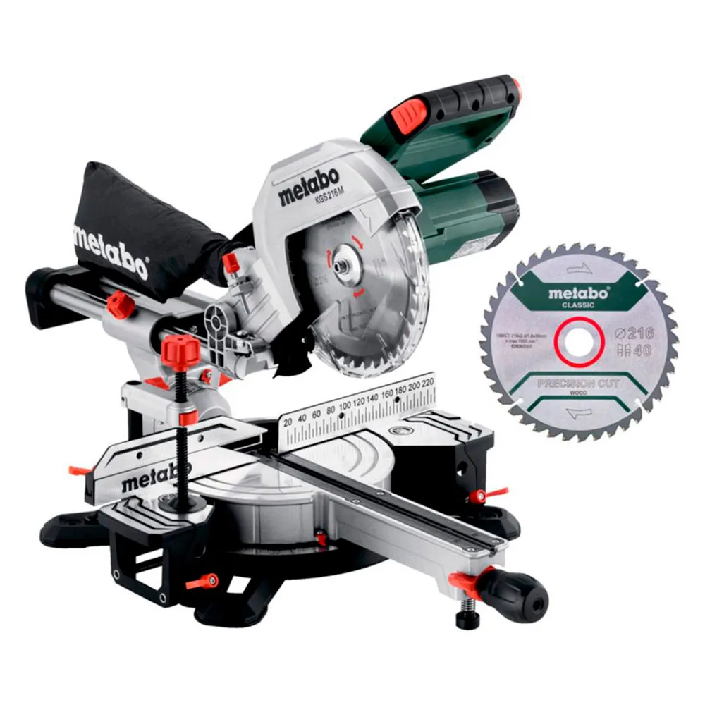 Metabo Set KGS 216 M   Saw Blade Miter Saw