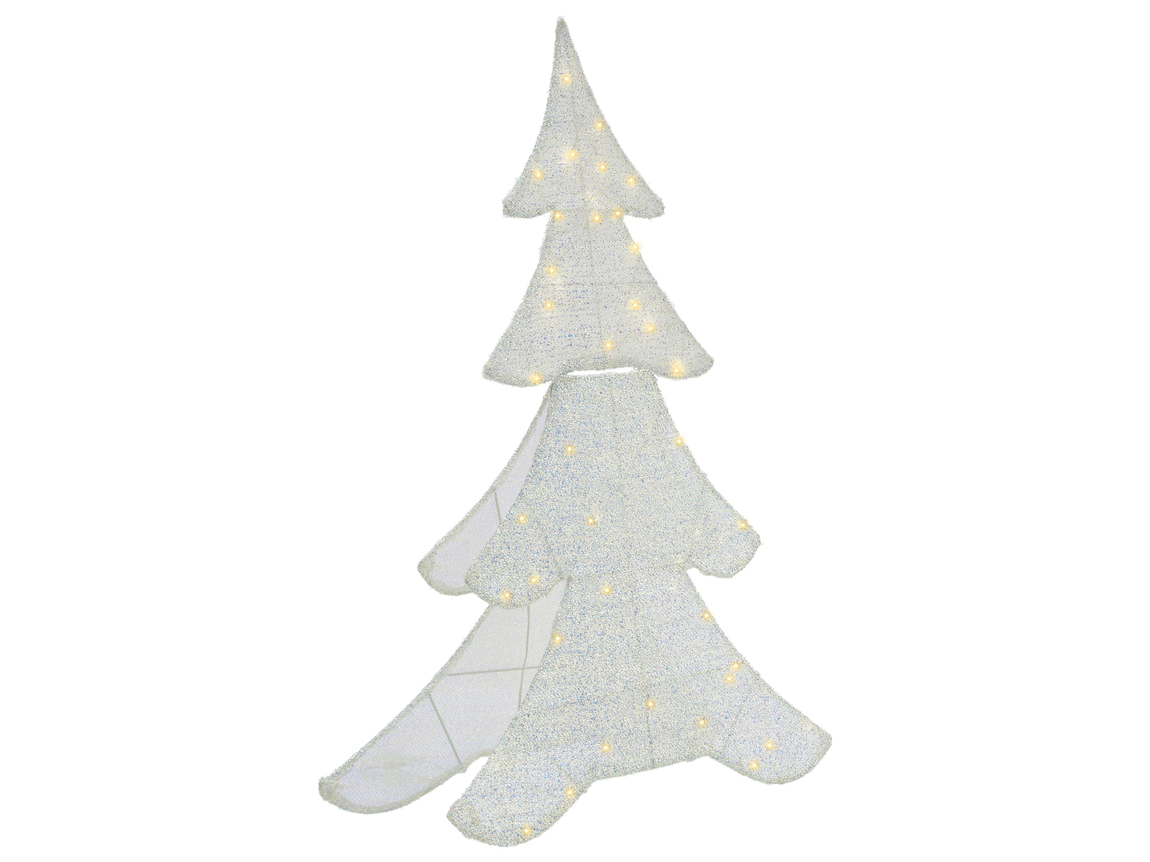 Outdoor Decoration LED EDASJON Christmas Tree 95 cm White