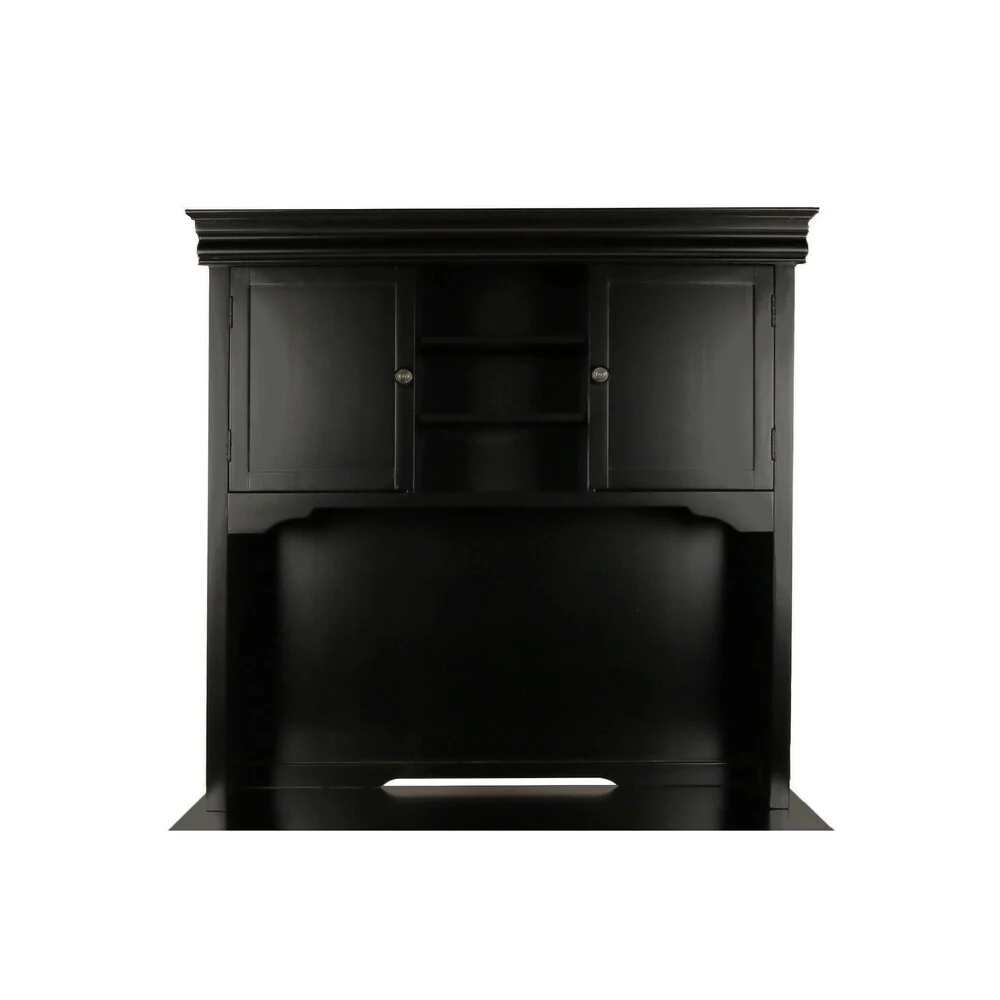 Belle Rose Youth Black Cherry Desk Hutch